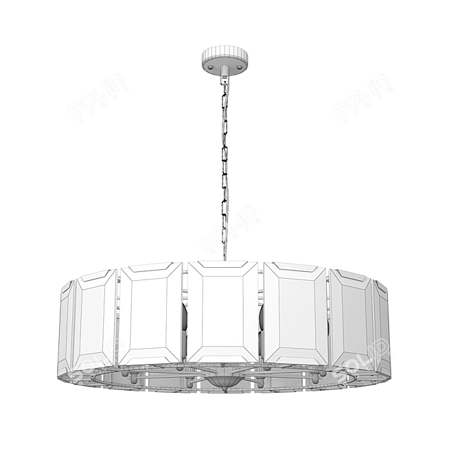 Divinare Ostin Crystal Chandelier 3D model image 3