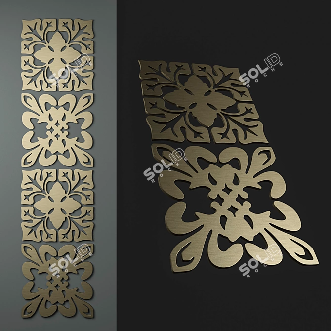 Moroccan Ornament: Exquisite Cultural Design 3D model image 1