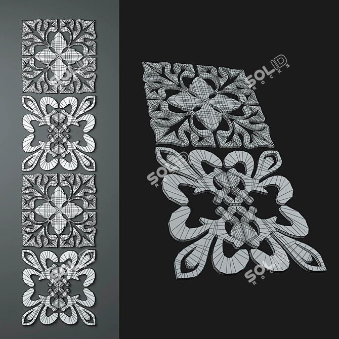 Moroccan Ornament: Exquisite Cultural Design 3D model image 2