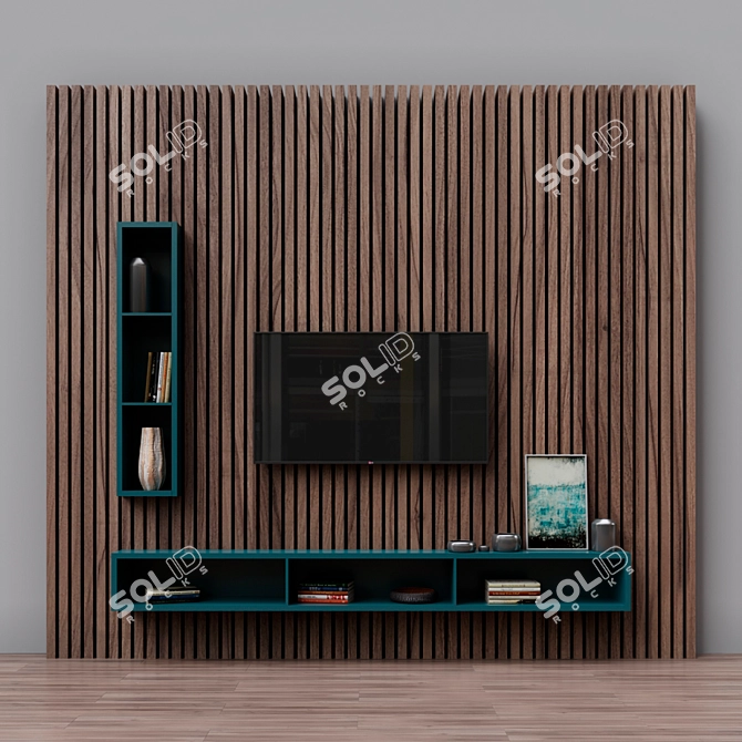 Zona 11 TV: Sleek and Spacious 3D model image 1