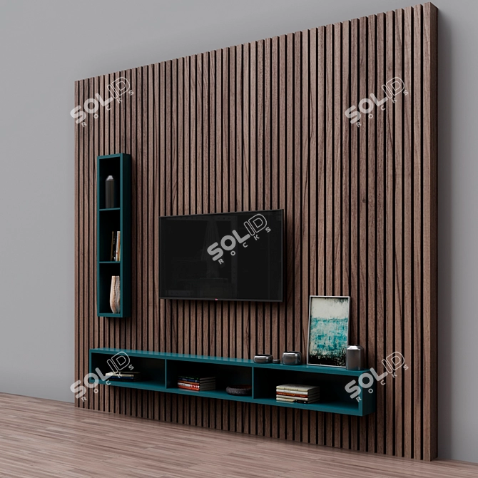 Zona 11 TV: Sleek and Spacious 3D model image 2