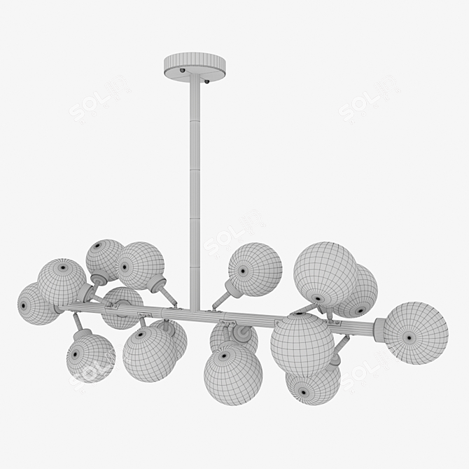 Garda "Spheres" Ceiling Lamp - Modern Lighting Solution 3D model image 3