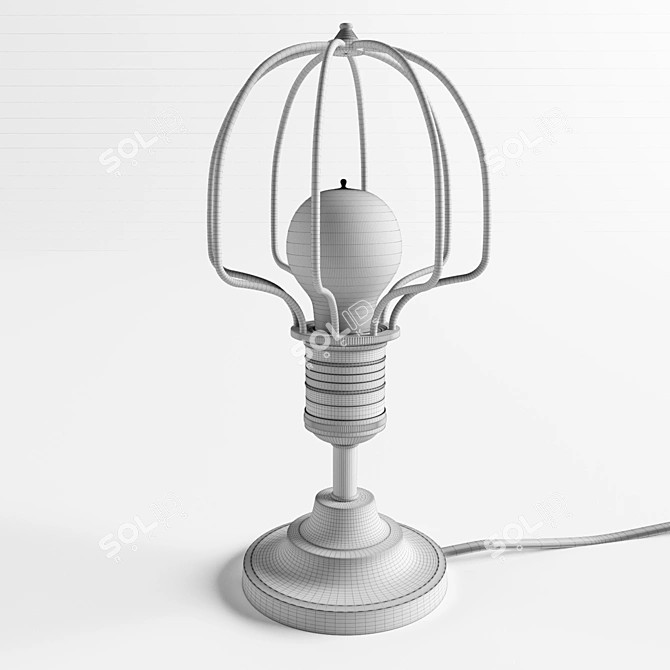 Sleek Deidalos Table Lamp 3D model image 3
