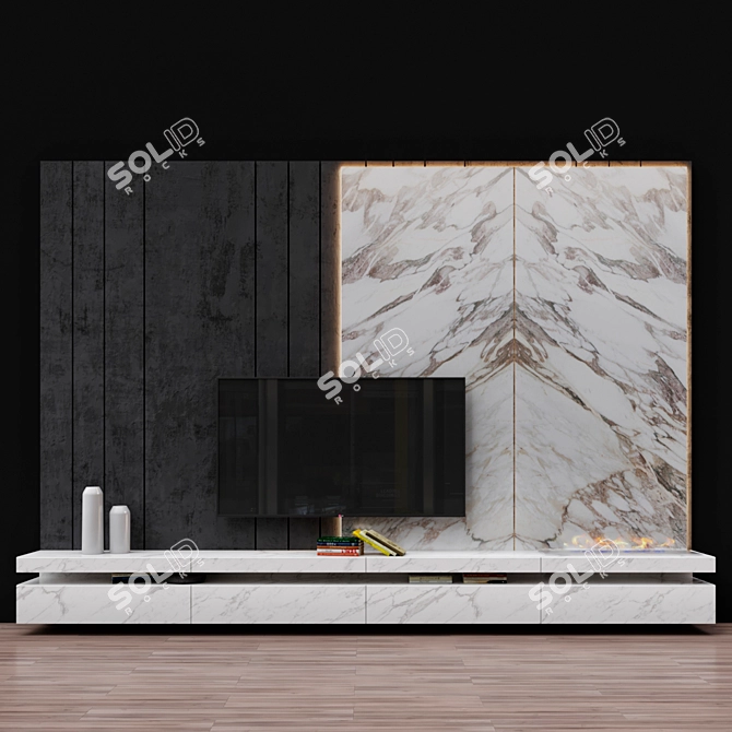 Zona 12: Ultra-Slim HD TV 3D model image 1