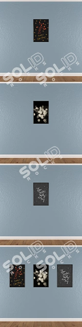 Artistic Collection Wall Decor 3D model image 3