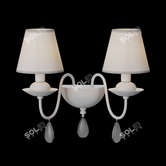 Freya Eliza Modern Wall Sconce 3D model image 1