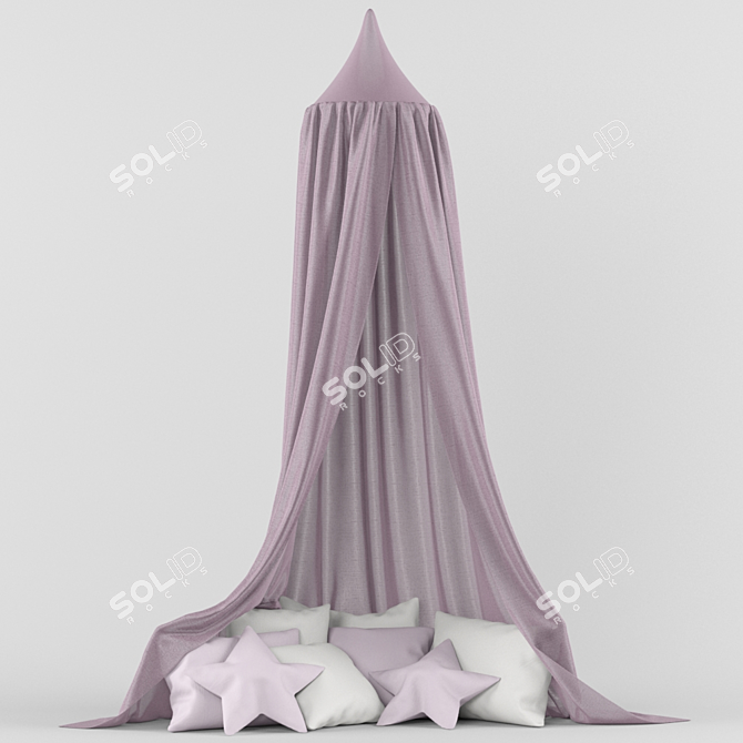 Cozy Canopy | Dreamy Bed Set 3D model image 3