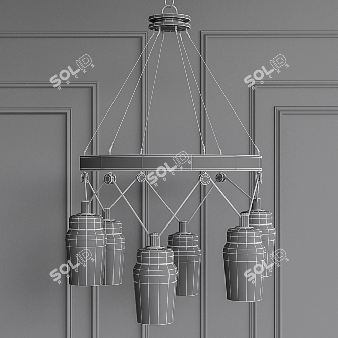 Troy Lighting Citizen F5996 Pendant 3D model image 2