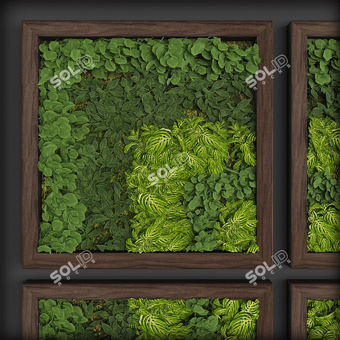 Green Walls: Vertical Gardening Solution 3D model image 2