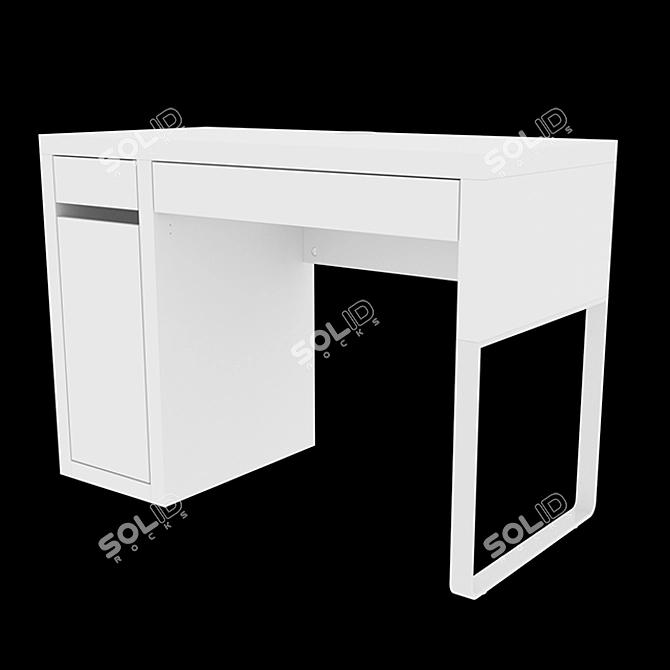 Mickey Writing Desk: Compact & Stylish 3D model image 1