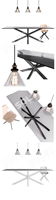 Natisa and Tiffany: Timeless Elegance 3D model image 2