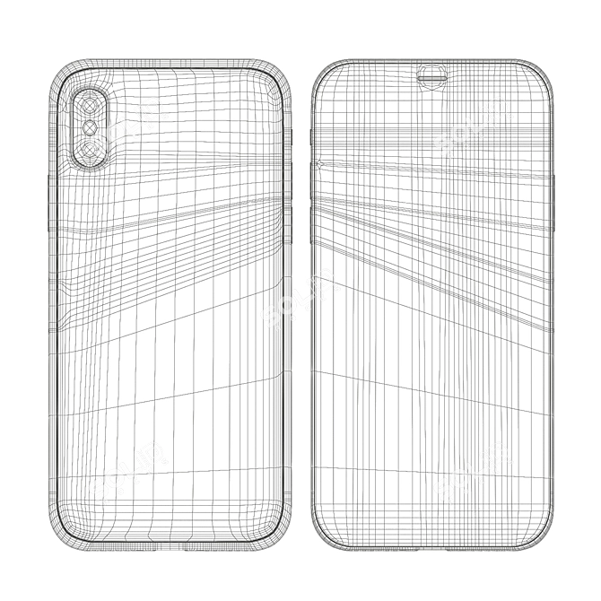 Ultimate Apple iPhone X: Sleek Design & Cutting-Edge Features! 3D model image 3