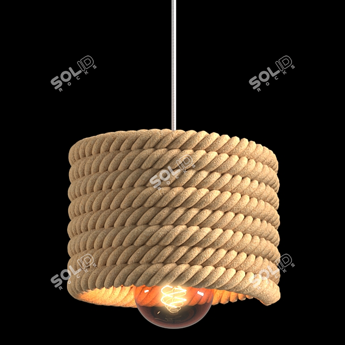 3D Ceiling Light Model - FBX & OBJ Files 3D model image 2