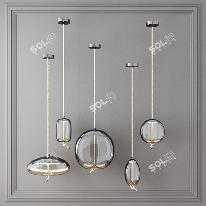 Elegant Brokis Lamp 3D model image 1