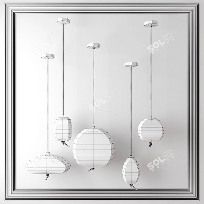 Elegant Brokis Lamp 3D model image 3