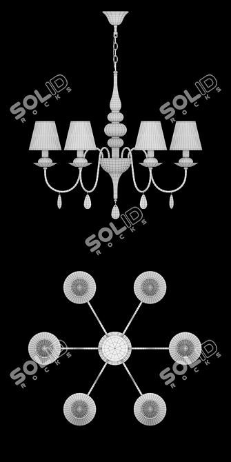 Freya Eliza Wall Sconce 3D model image 3