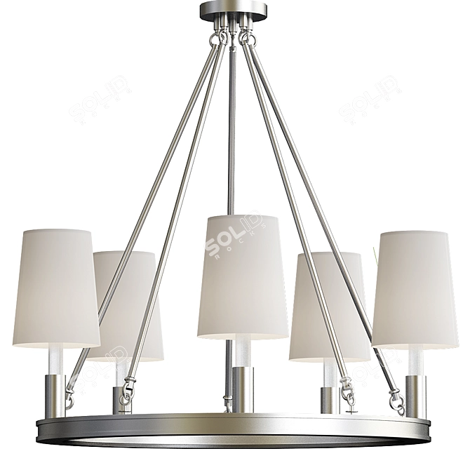 Elegant Lismore Chandelier for Timeless Style 3D model image 1