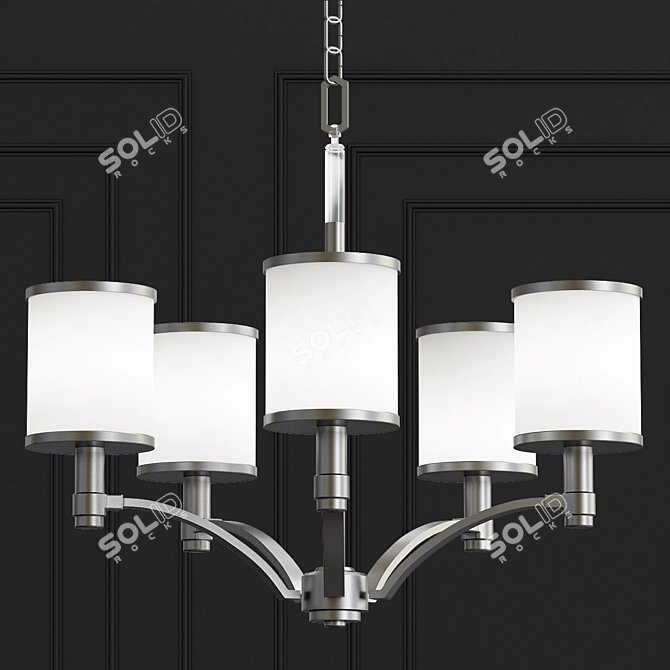 Elegant Prospect Park Chandelier 3D model image 1