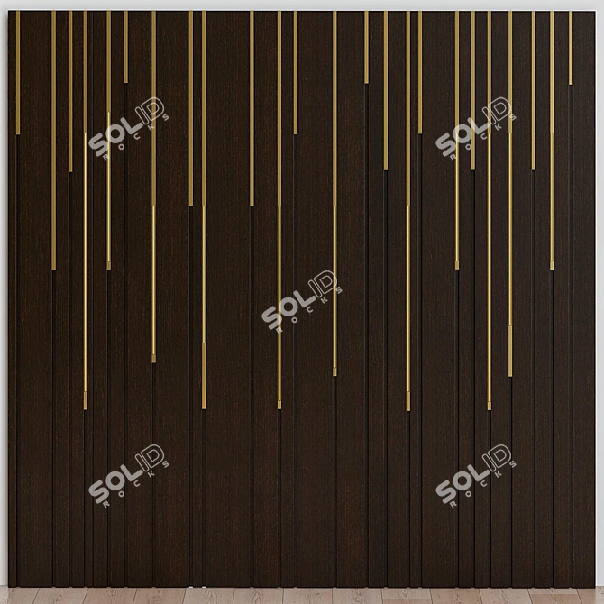 3D Wall Panel 3D model image 1