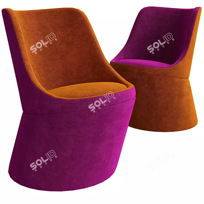 Modern Comfort: DIDI Chair 3D model image 1