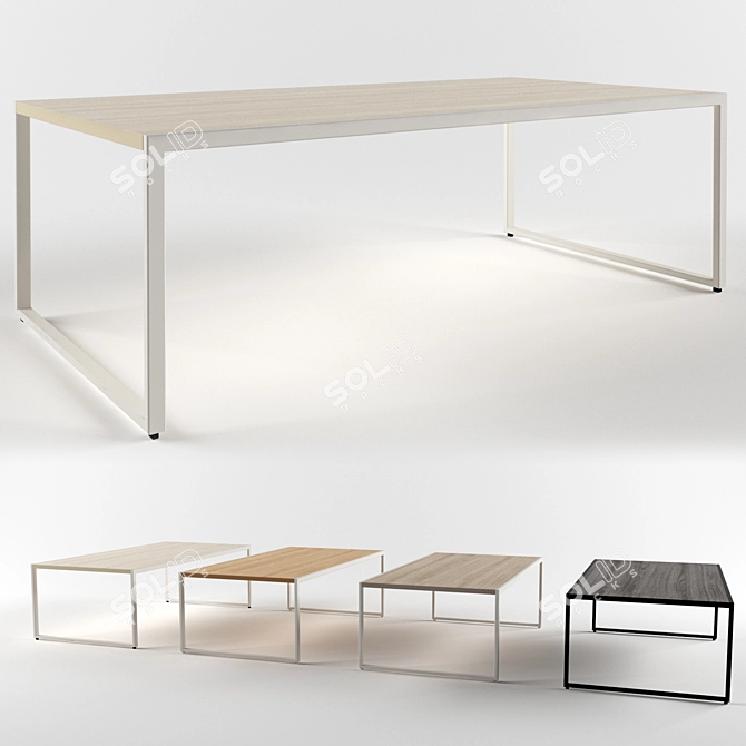 Modern FURSYS CLN150 Sofa Table 3D model image 1