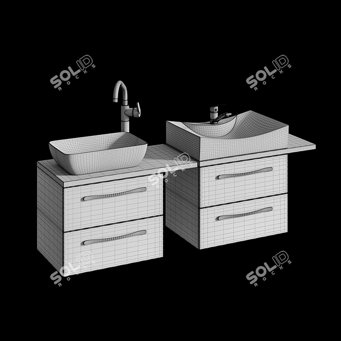 KFA Armatura Bathroom Set 3D model image 2