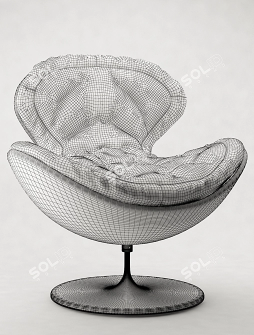 Sleek and Chic: Modern Chair 3D model image 3