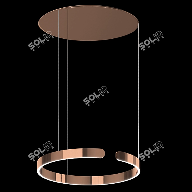 Sleek and Stylish: Occhio Mito Pendant 60 3D model image 1