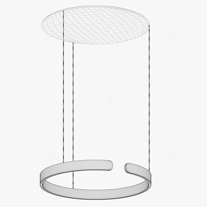 Sleek and Stylish: Occhio Mito Pendant 60 3D model image 3