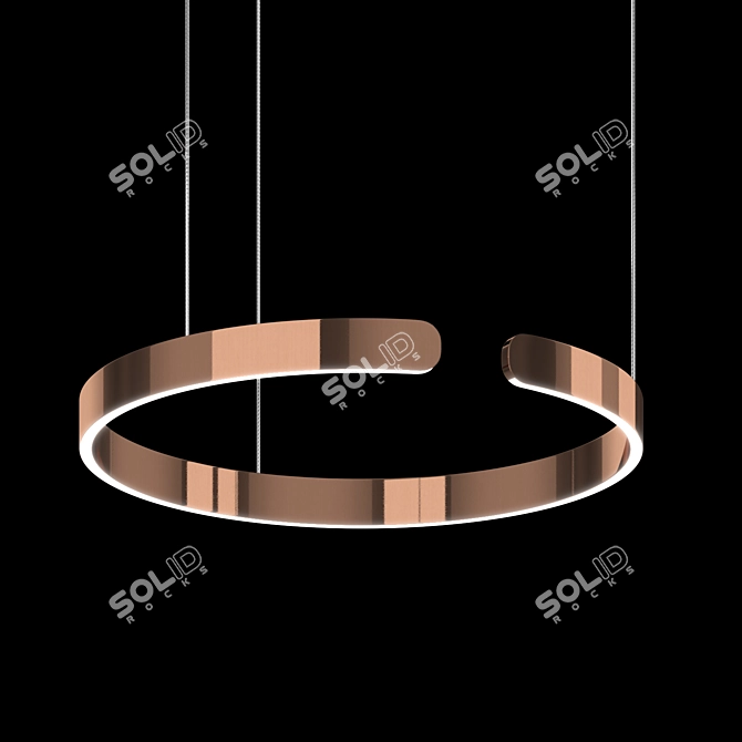 Sleek and Stylish: Occhio Mito Pendant 60 3D model image 4