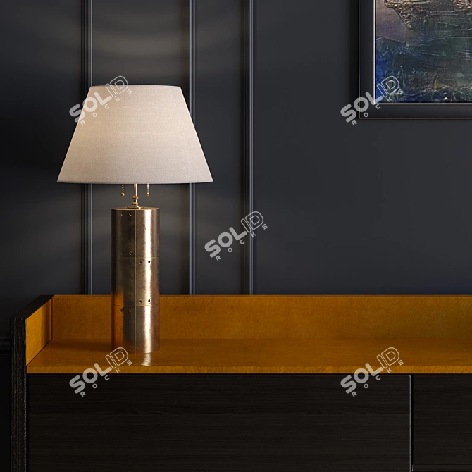 Modern Sideboards Mario Ruiz Set with Vray Material 3D model image 3