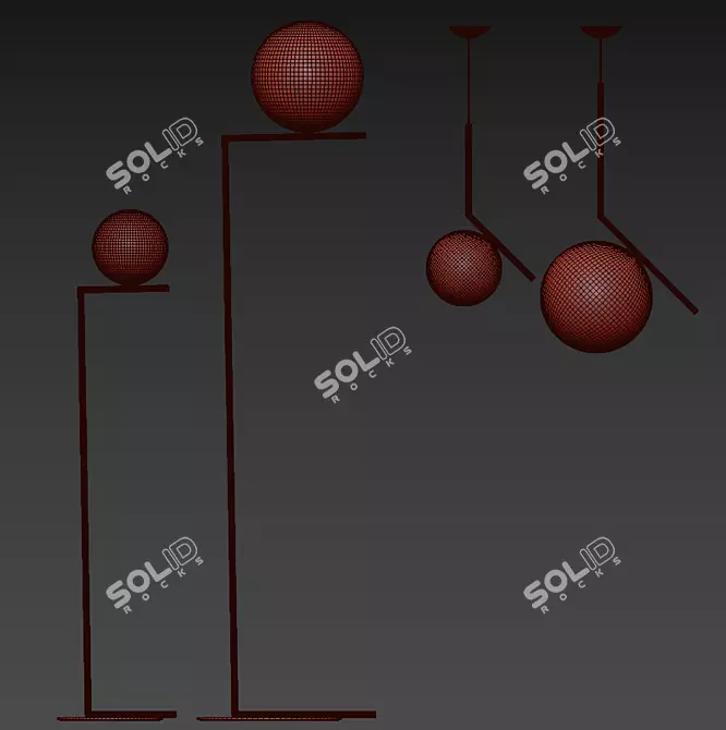 Modern Lighting Collection: IC Lights 3D model image 3