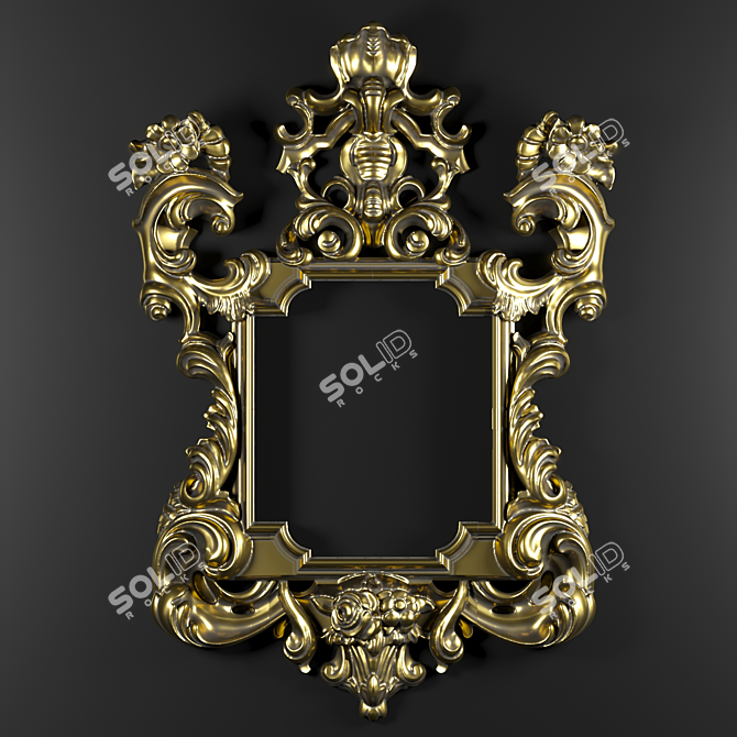 CNC Molded Frame 3D model image 1