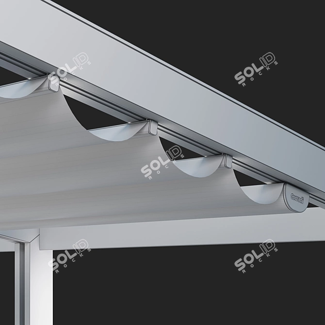 Corradi Pergotenda Awing: Innovative Outdoor Awning 3D model image 3