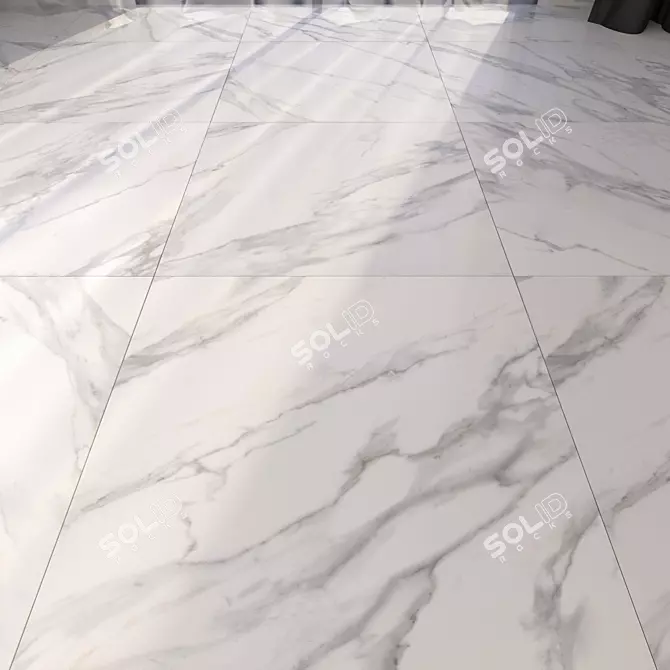 Elegant Marble Floor 52 | High-Definition Texture 3D model image 1