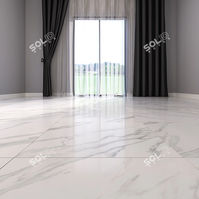 Elegant Marble Floor 52 | High-Definition Texture 3D model image 2