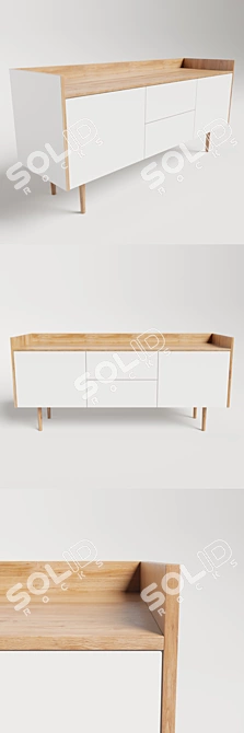 Modern Buffet - Realistic 3D Model 3D model image 2