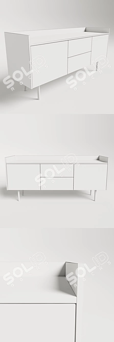 Modern Buffet - Realistic 3D Model 3D model image 3