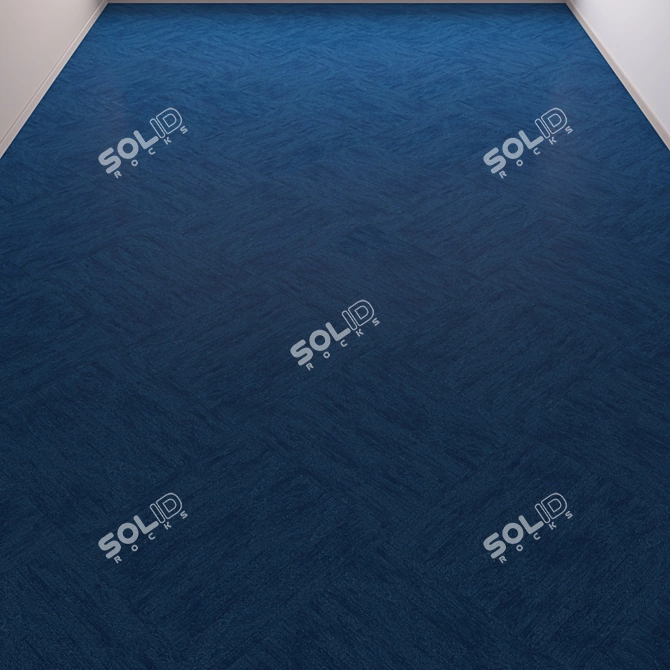 Premium Office Carpet - High-Quality Textures 3D model image 2