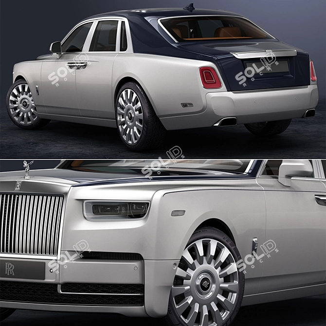 High-Detailed Rolls-Royce Phantom Model 3D model image 2