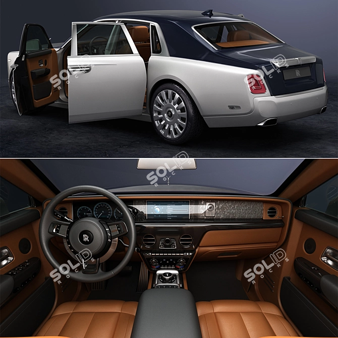 High-Detailed Rolls-Royce Phantom Model 3D model image 3