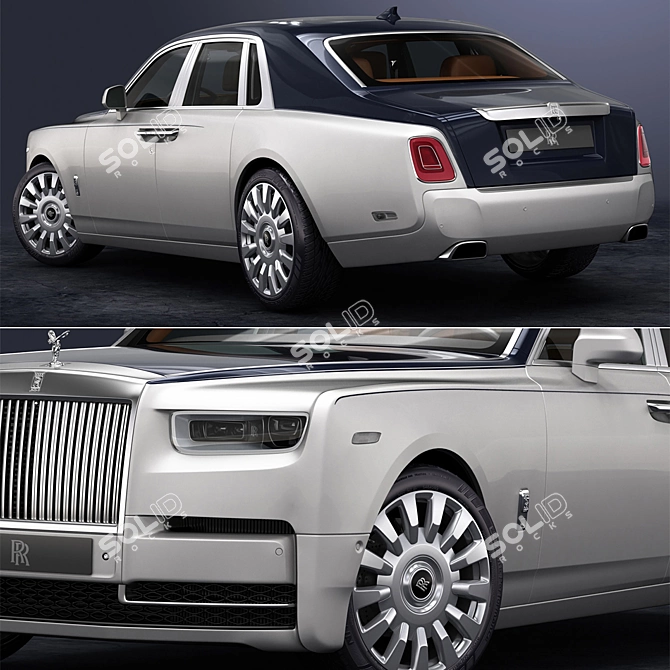 High-Detailed Rolls-Royce Phantom Model 3D model image 5