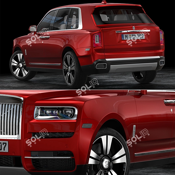 Luxury Rolls-Royce Cullinan replica 3D model image 2