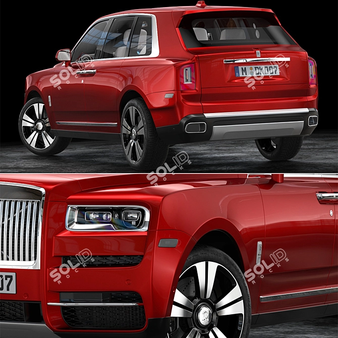 Luxury Rolls-Royce Cullinan replica 3D model image 5