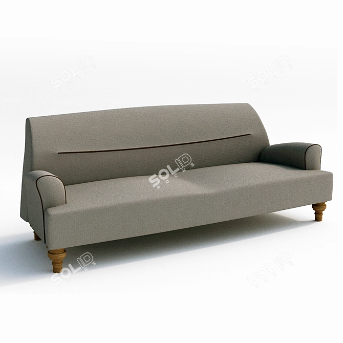 Divanbaba Sofa: Comfort Redefined 3D model image 1