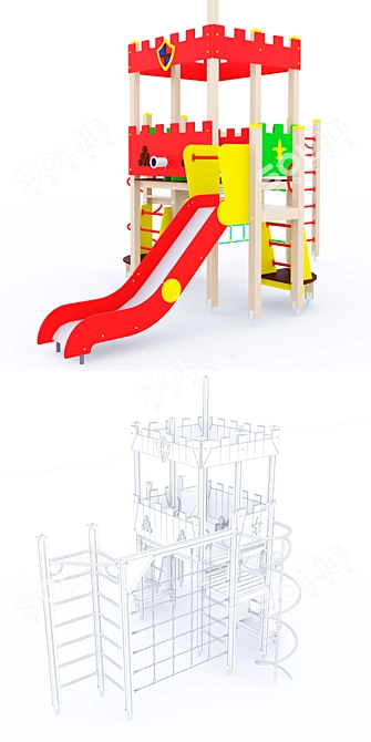 Kids Play Set - KSIL 5296: Fun & Interactive 3D model image 2