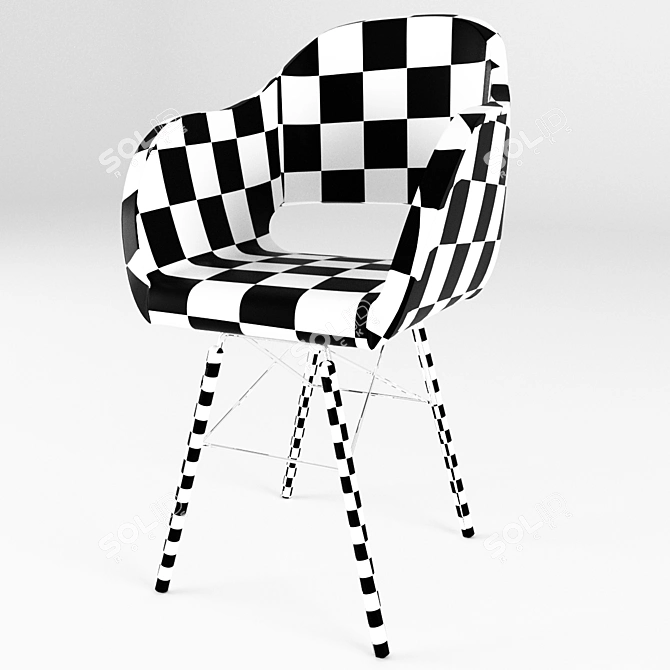 Comfort Zone Lounge Chair 3D model image 2