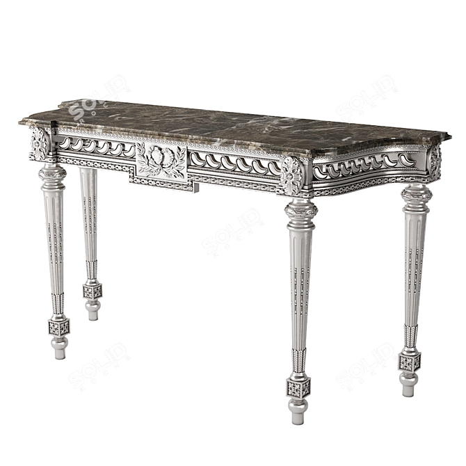 Giovanna Console: Handcrafted Elegance 3D model image 2
