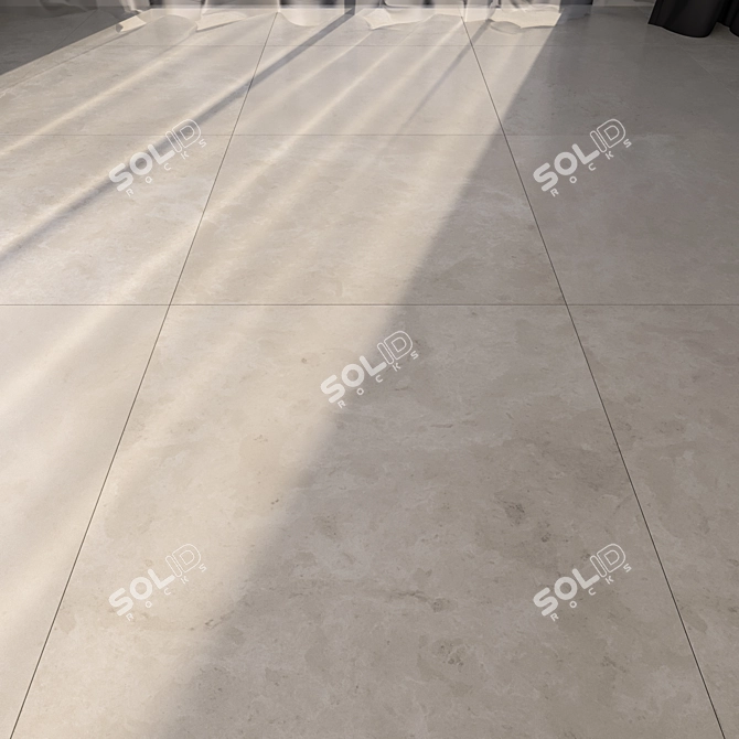 Luxury Marble Floor Tiles 3D model image 1