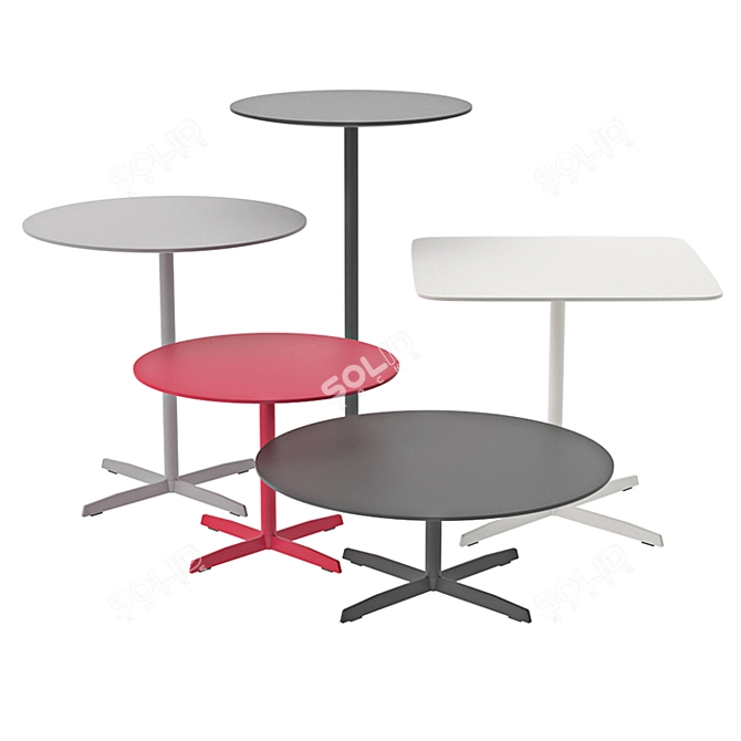 Modern Minimalist Moroso - Roger Tables 3D model image 1